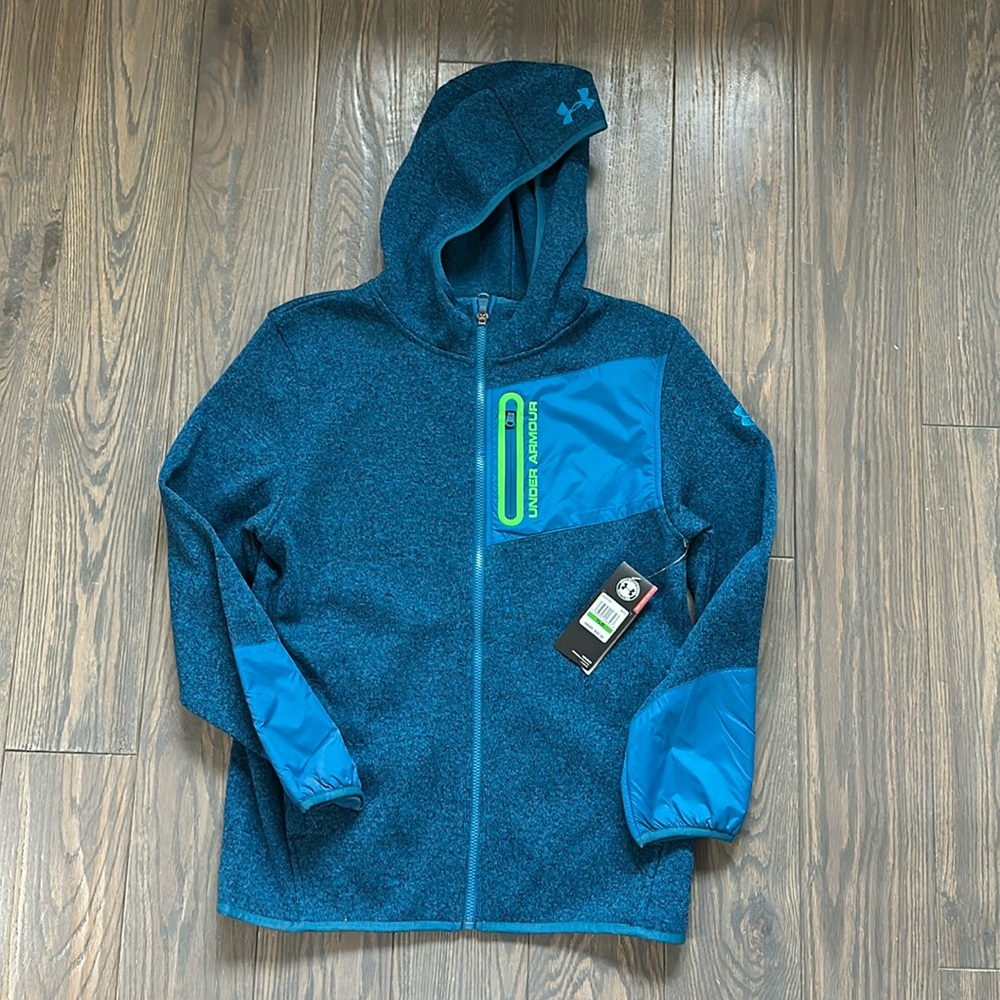 NWT Under Armour Boys Full Zip Hoodie